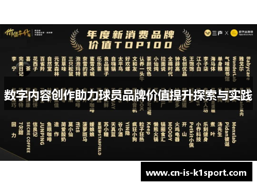 数字内容创作助力球员品牌价值提升探索与实践 数字内容创作助力球员品牌价值提升探索与实践