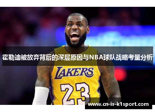 霍勒迪被放弃背后的深层原因与NBA球队战略考量分析